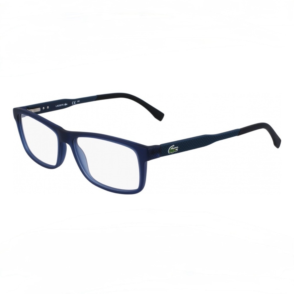 Lacoste Men’s L2876 Blue Light Glasses Frames Transparent Avio 53--15--145 NEW